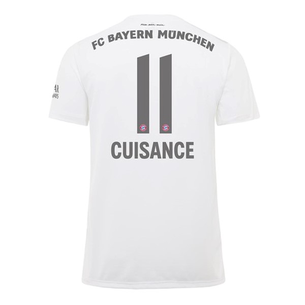 Camiseta Bayern Munich NO.11 Cuisance Replica Segunda Ropa 2019/20 Blanco